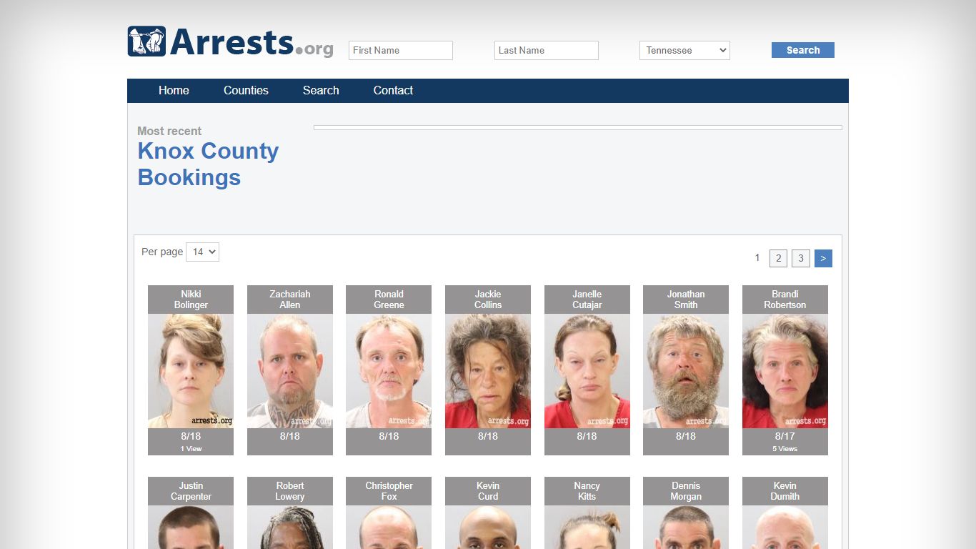 Knox County Arrests and Inmate Search